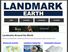 Tablet Screenshot of landmarkearth.com